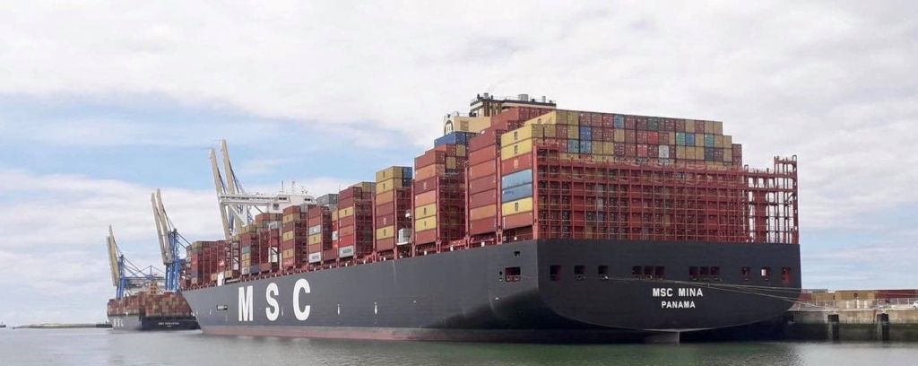 Première escale d&rsquo;un 23.000 EVP au Havre