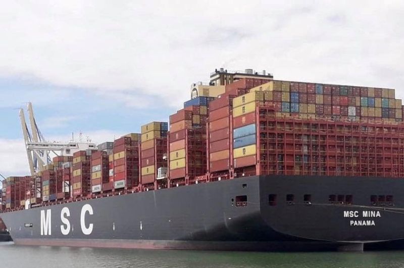Première escale d&rsquo;un 23.000 EVP au Havre