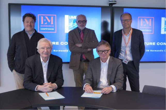 EM Normandie Compétences et l’UMEP signent une convention de partenariat