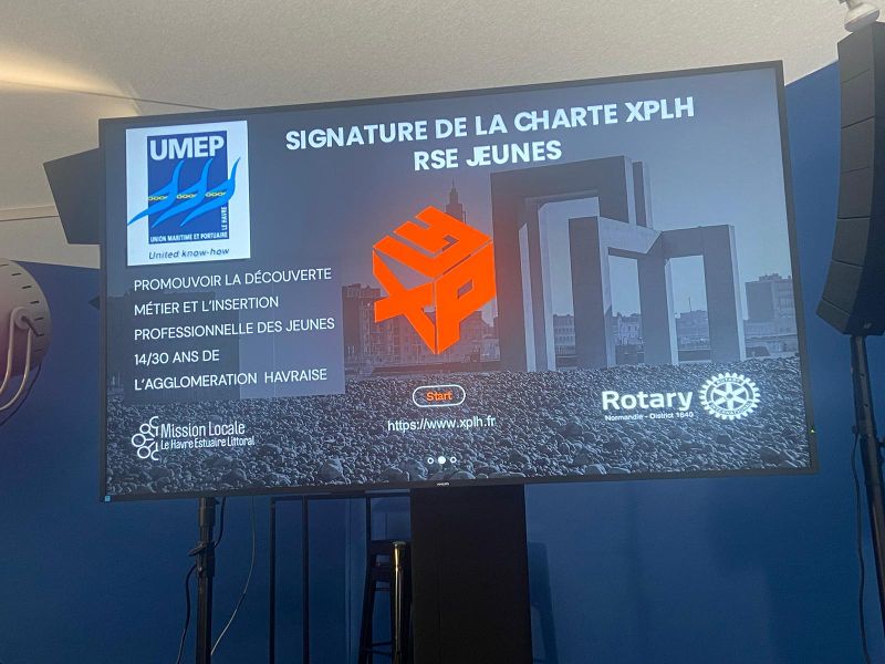 Signature de la charte XPLH RSE Jeunes