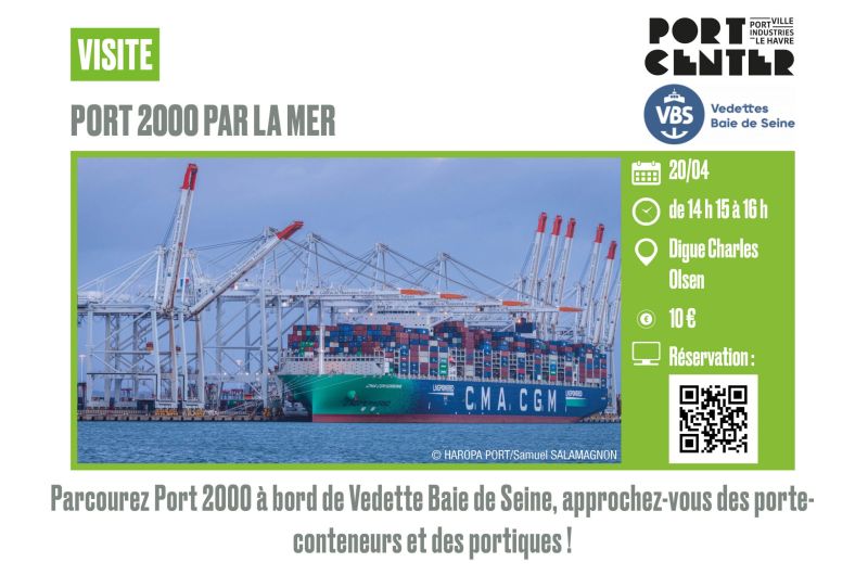 Visites LHPC : Port 2000 par la mer