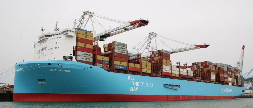 Escale inaugurale du Ane Maersk