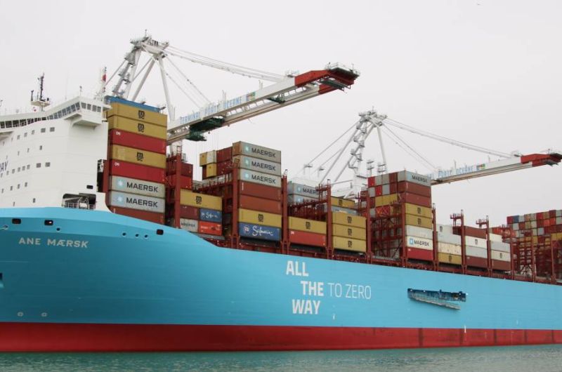 Escale inaugurale du Ane Maersk