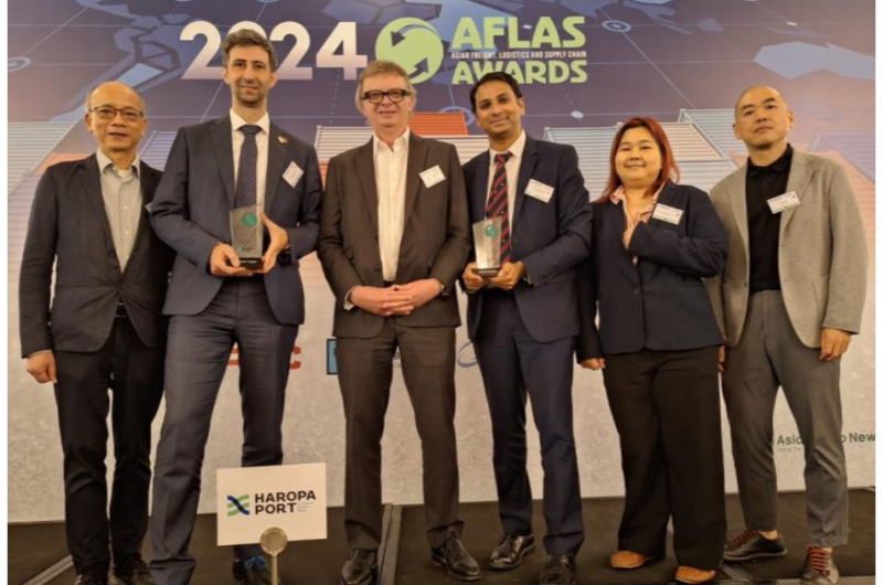 HAROPA PORT élu Best Green Seaport et Best Seaport in Europe par le magazine Asia Cargo News