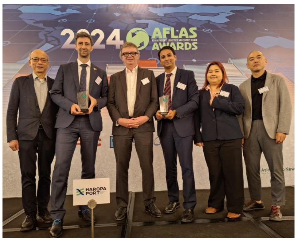 HAROPA PORT élu Best Green Seaport et Best Seaport in Europe par le magazine Asia Cargo News