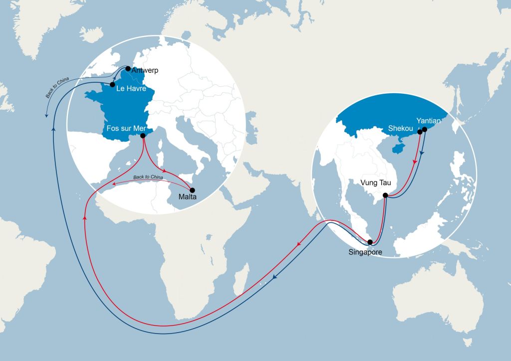 CMA CGM offre des capacités supplémentaires aux chargeurs français via HAROPA PORT