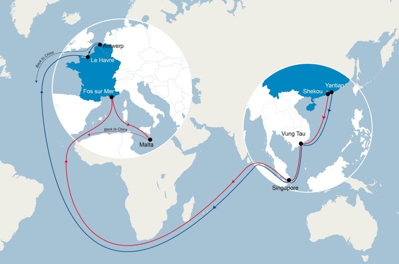 CMA CGM offre des capacités supplémentaires aux chargeurs français via HAROPA PORT