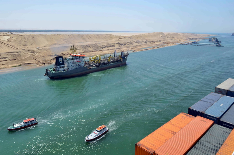 L&rsquo;extension du Canal de Suez est opérationnelle